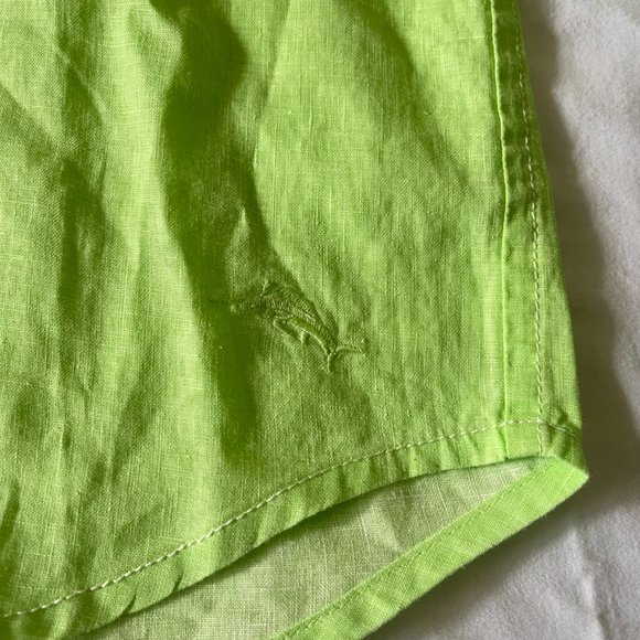 Tommy Bahama Shirt Sea Glass Breezer Glowing Green Size L - Picture 4 of 7
